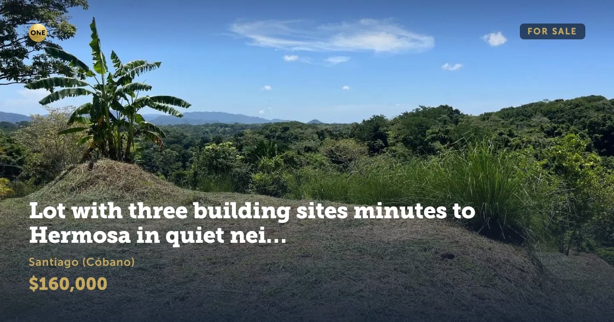 Lot for sale in Santa Teresa, Puntarenas