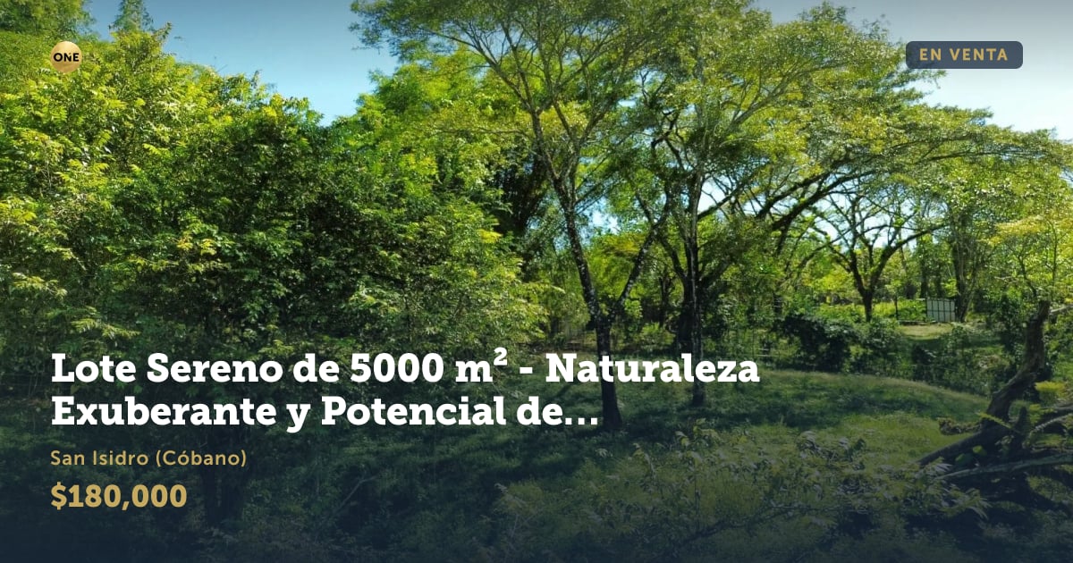 Lot for sale in Santa Teresa, Puntarenas
