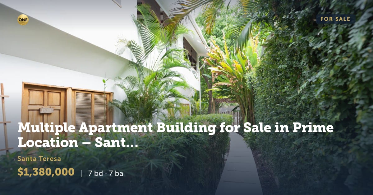 Condo for sale in Santa Teresa, Puntarenas