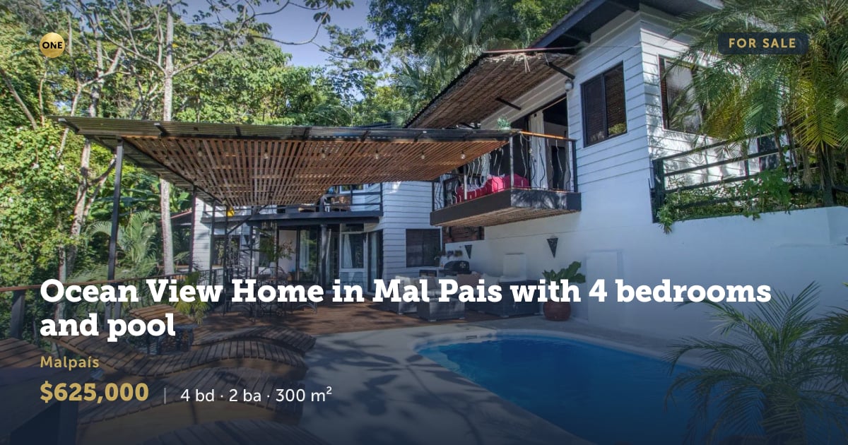 House for sale in Mal País, Puntarenas