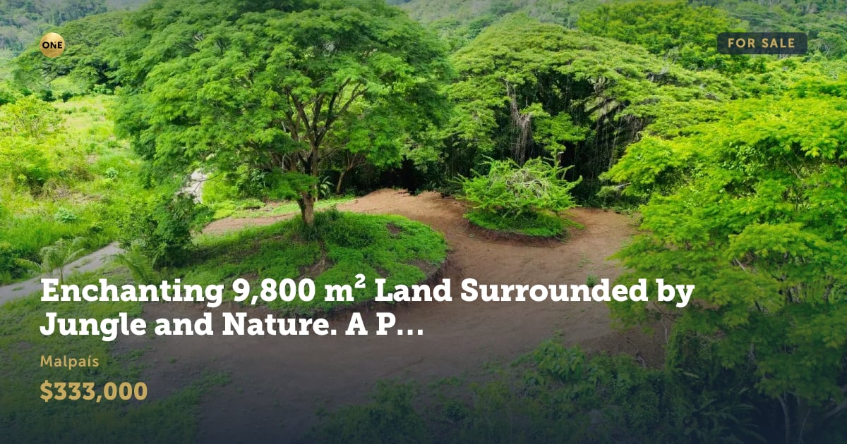 Lot for sale in Santa Teresa, Puntarenas