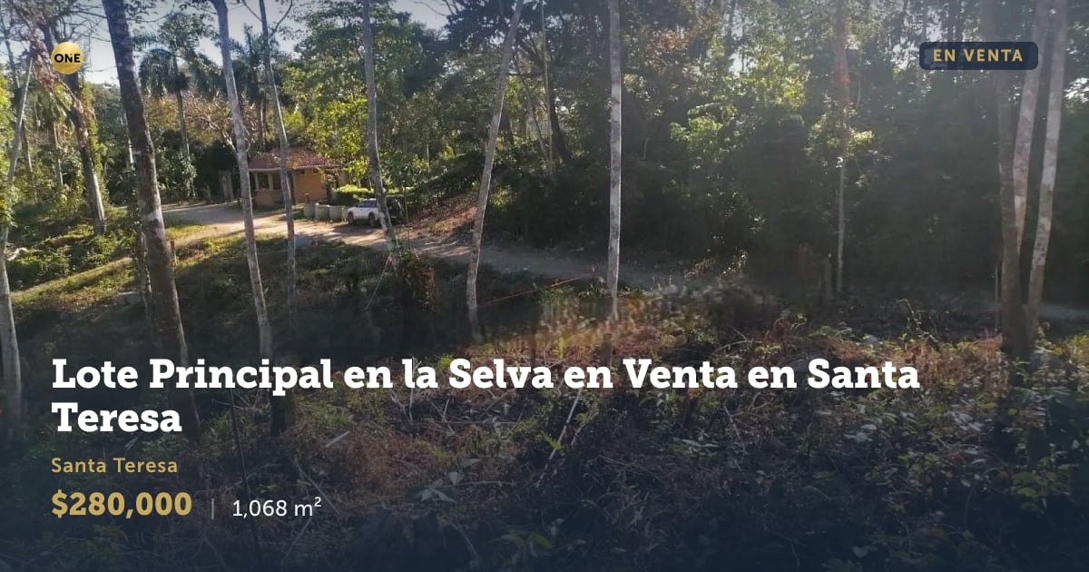 Lot for sale in Santa Teresa, Puntarenas