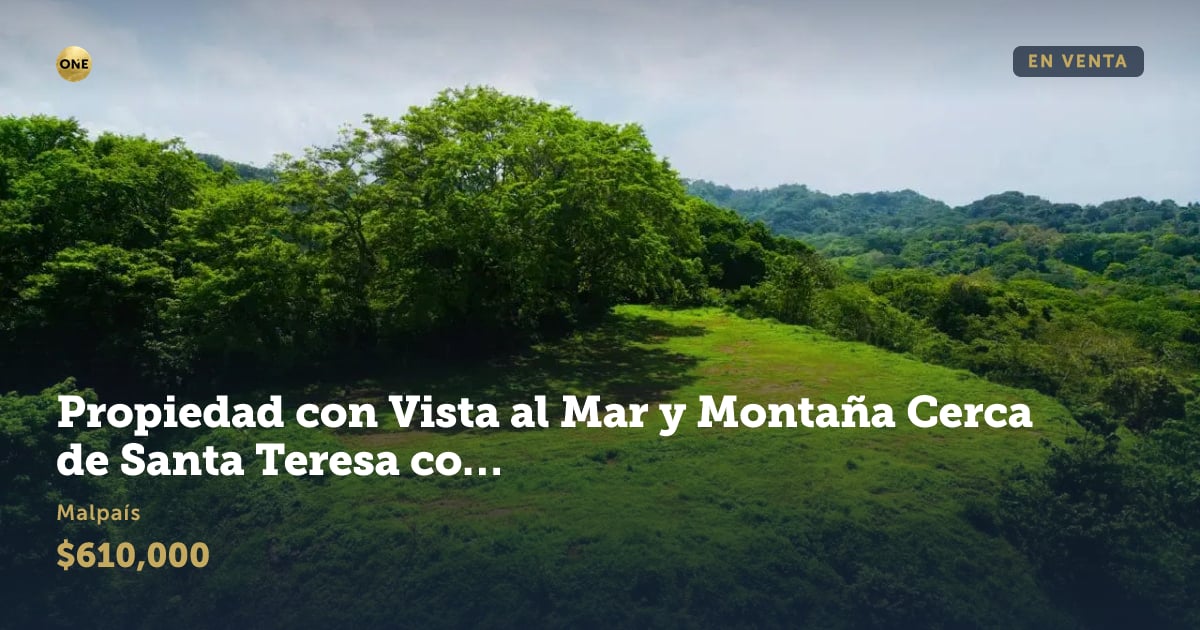 House for sale in Santa Teresa, Puntarenas