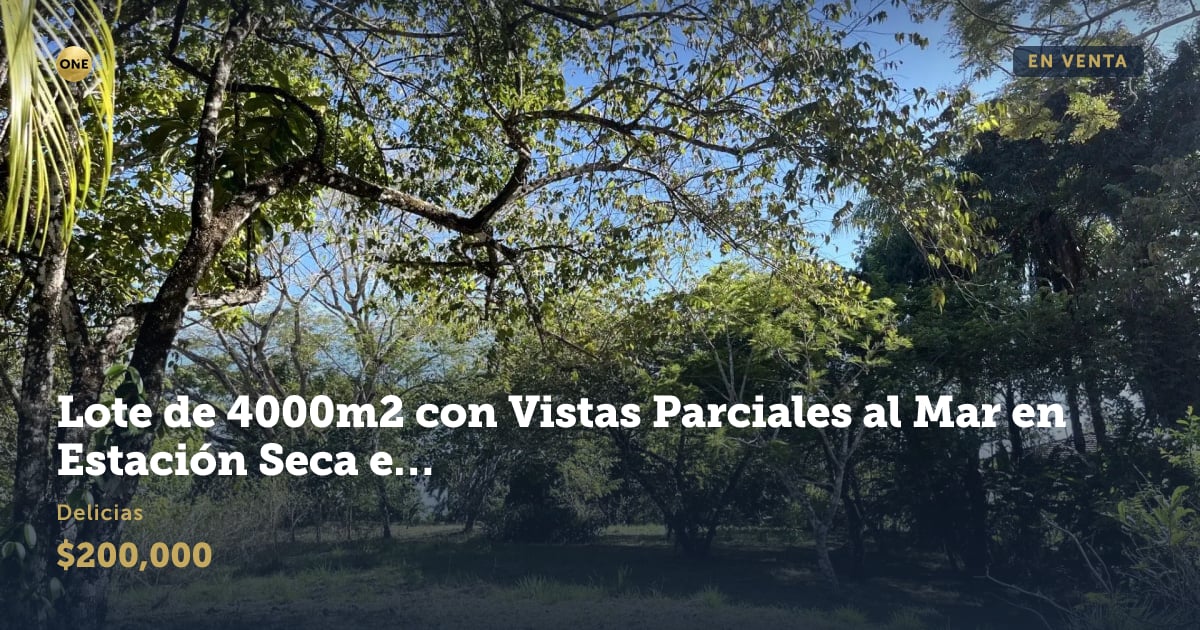 Lot for sale in Santa Teresa, Puntarenas