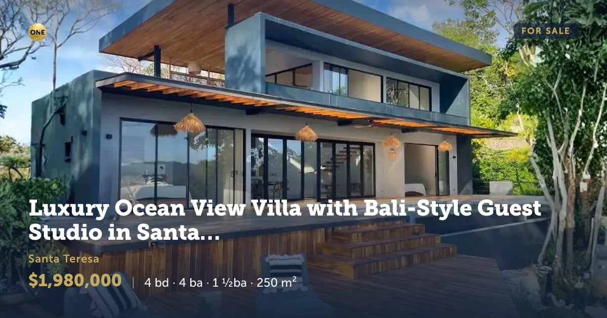 House for sale in Santa Teresa, Puntarenas