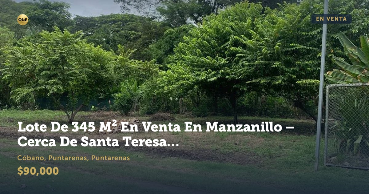 Terreno en venta en Playa Hermosa, Guanacaste