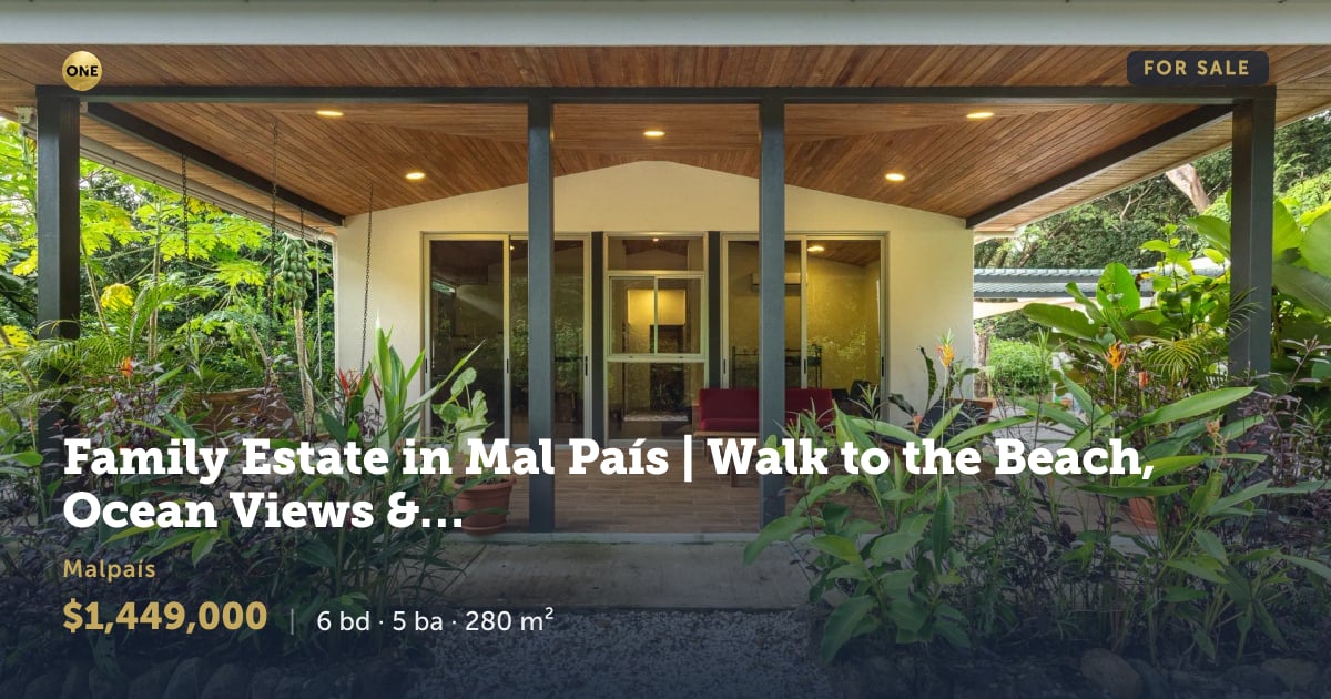 House for sale in Mal País, Puntarenas